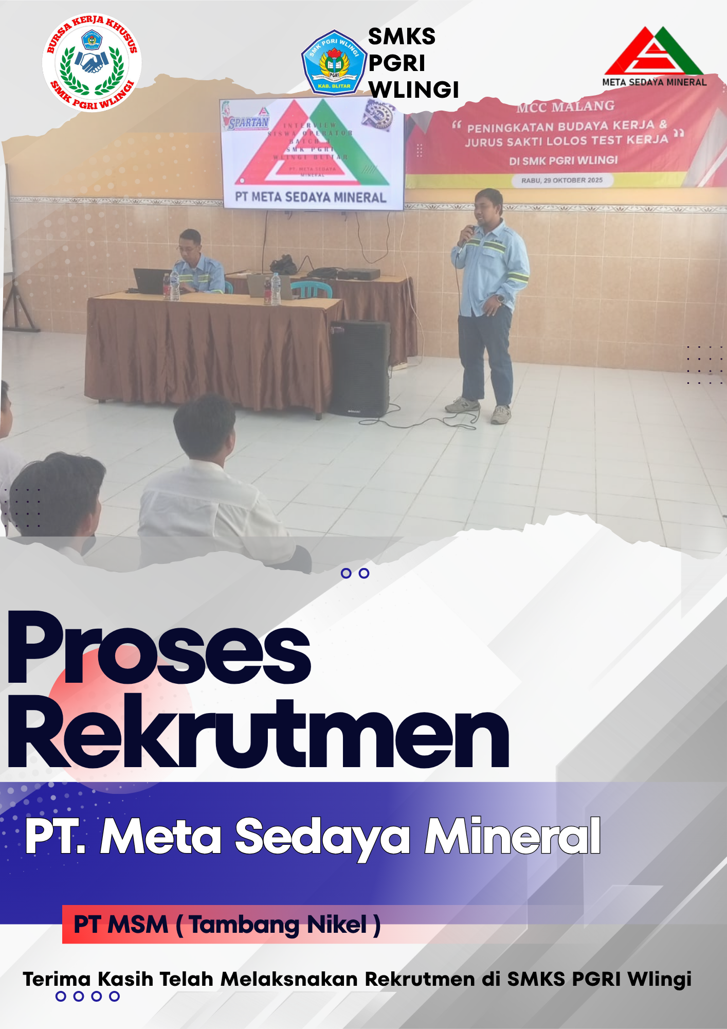Proses Rekrutmen PT MSM 2026